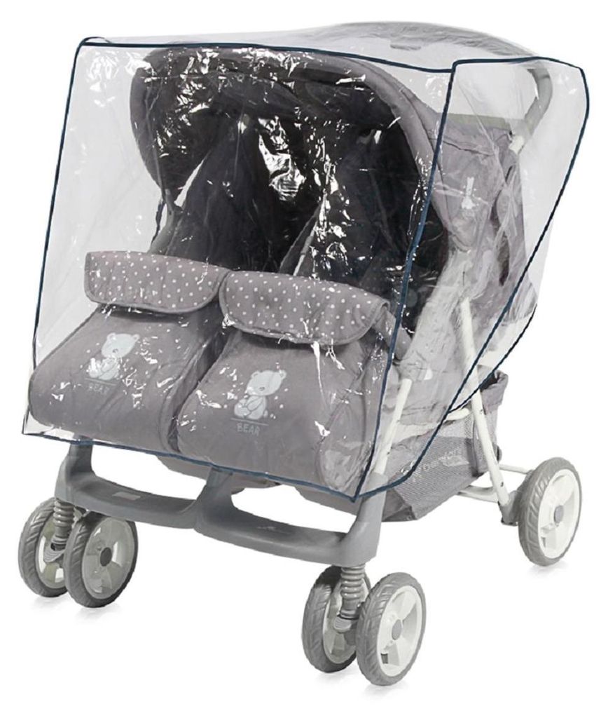 Lorelli Regenschutz Duo, Geschwisterkinderwagen, für alle Produktbild 