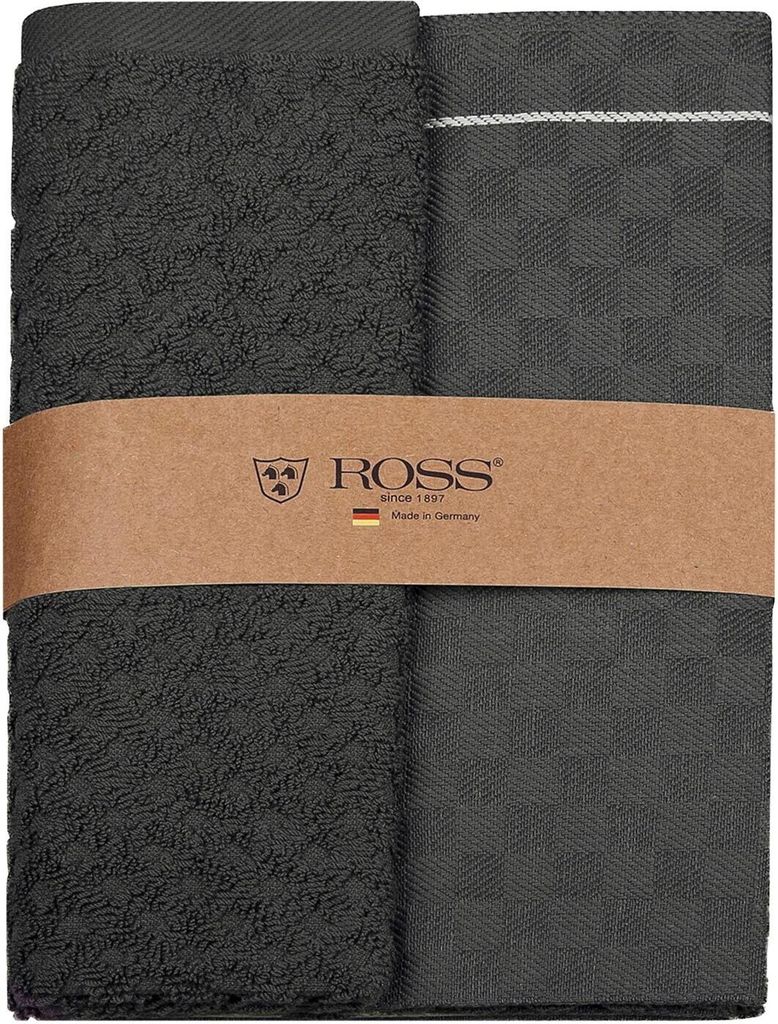 Ross 2er Pack Zwirn Halbleinen Geschirrtücher 908 1x Produktbild 