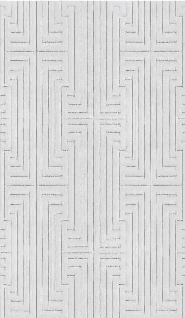 Beige Teppich Kurzflor Geometrisches Design Abstrakte Optik 3D Effekt Teppiche