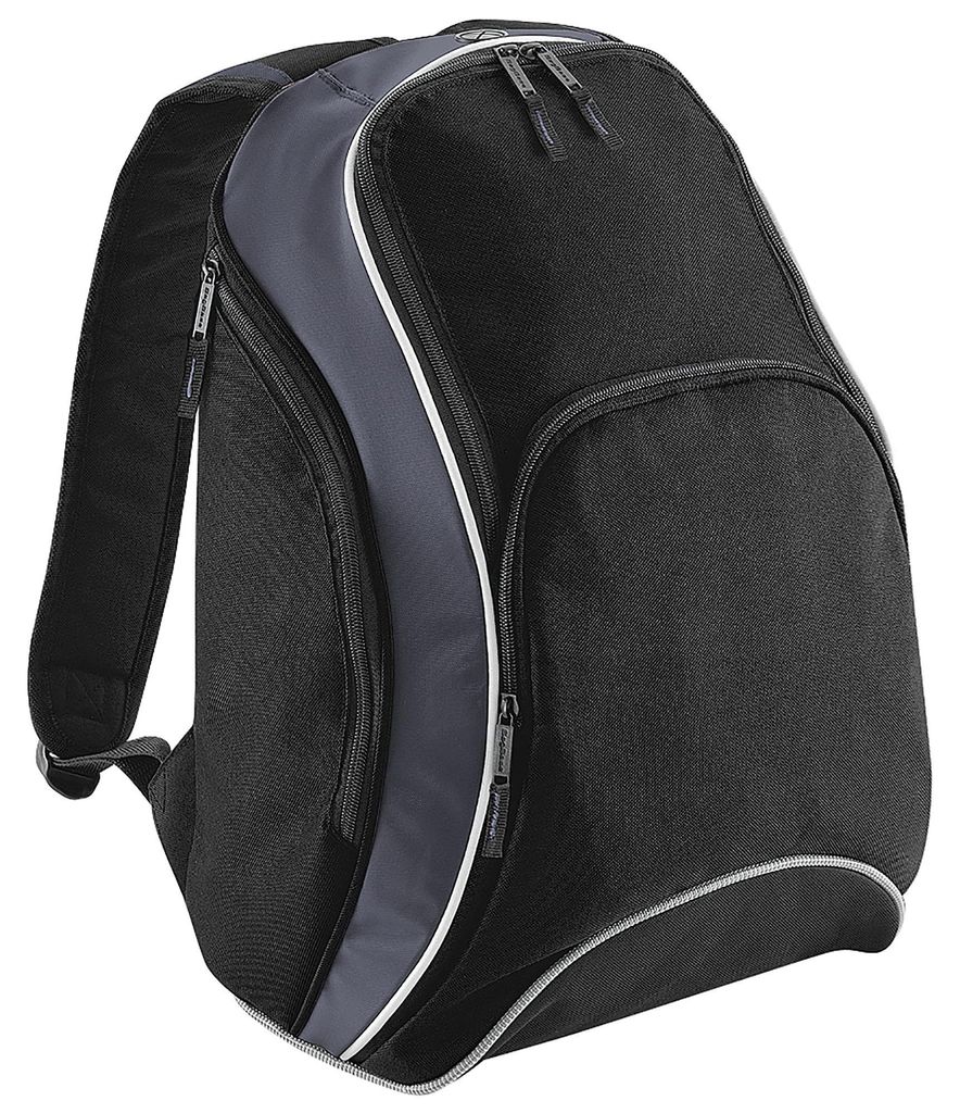 Bagbase Teamwear Rucksack, 21 Liter FK215 (Einheitsgröße) (Schwarz/Grau/Weiß)