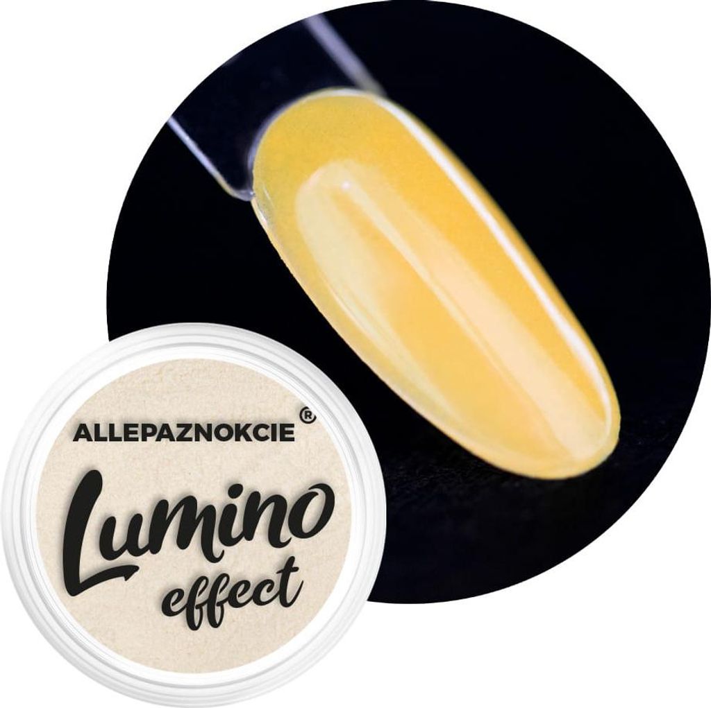 Im Dunkeln leuchtendes Nagelpulver Lumino Effect Allepaznokcie Nr. 15