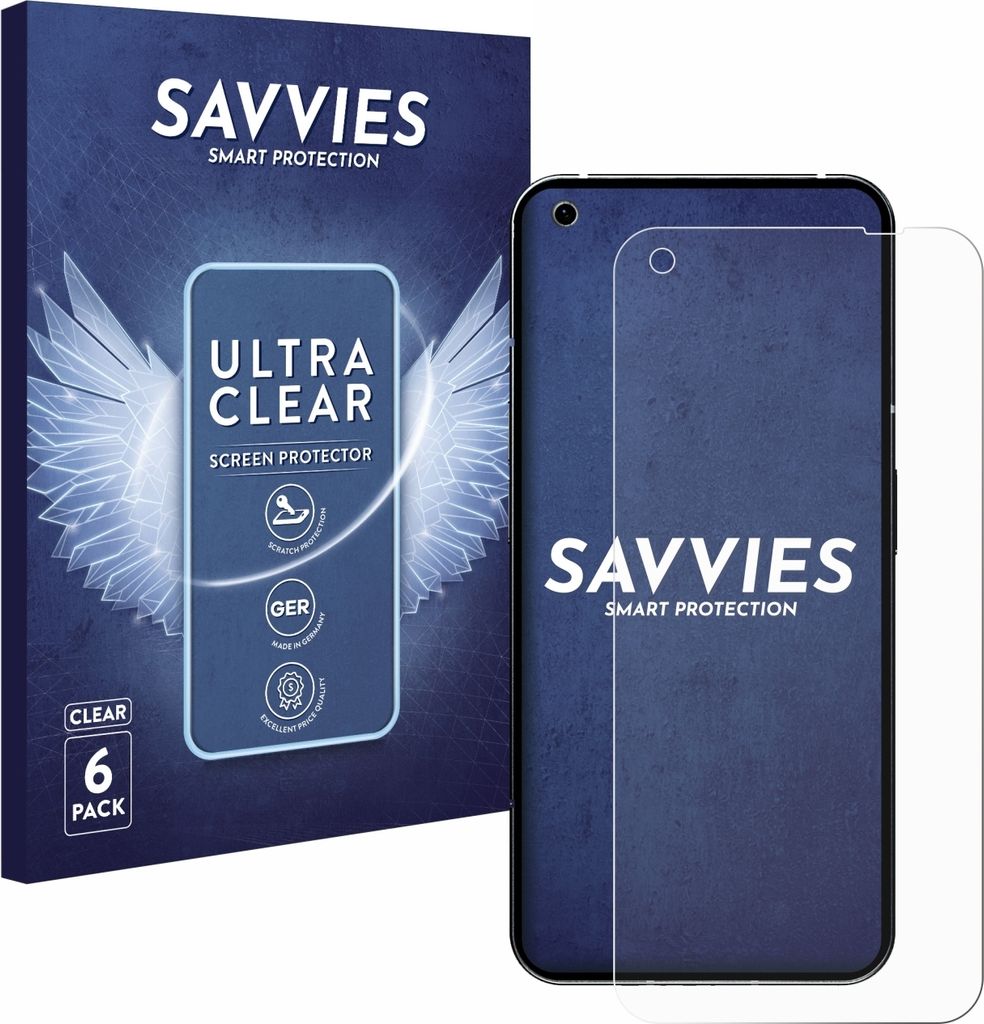 6x Für Nothing Phone (1) Schutzfolie Savvies Displayschutz Display Schutz Folie Klar Transparent
