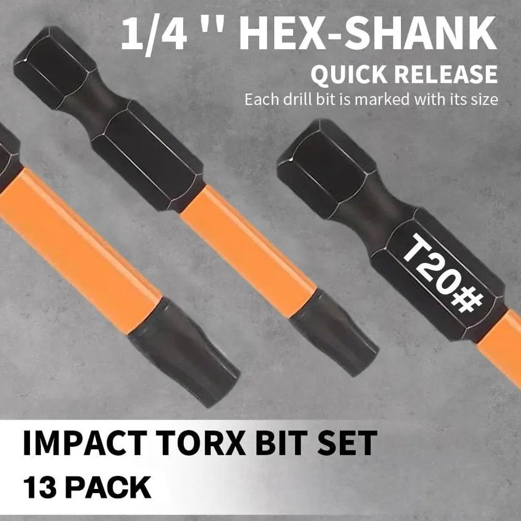 Coffret d'Embouts de Vissage Torx Aimantés pour Perceuse et Visseuse