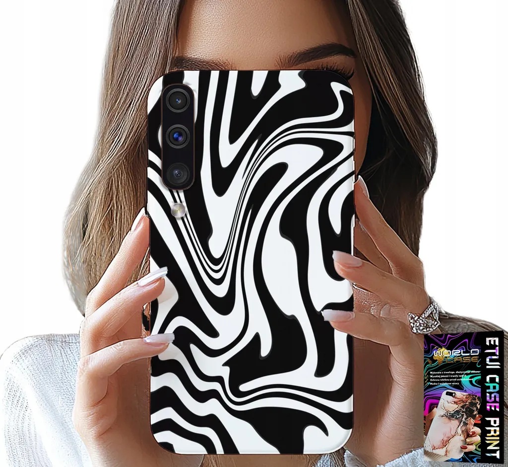 Kit Protezione Samsung Galaxy A50 A30S - Cover Astratta + Vetro 9H