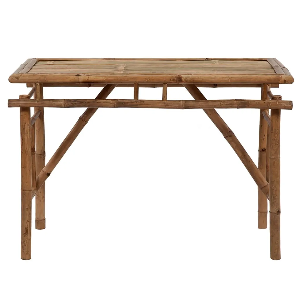 vidaXL Tavolo da Giardino Pieghevole 115x50x75 cm in Bambù - Offerta Online
