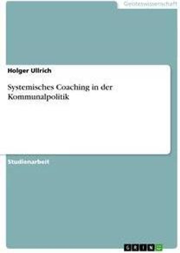 Systemisches Coaching in der Kommunalpolitik
