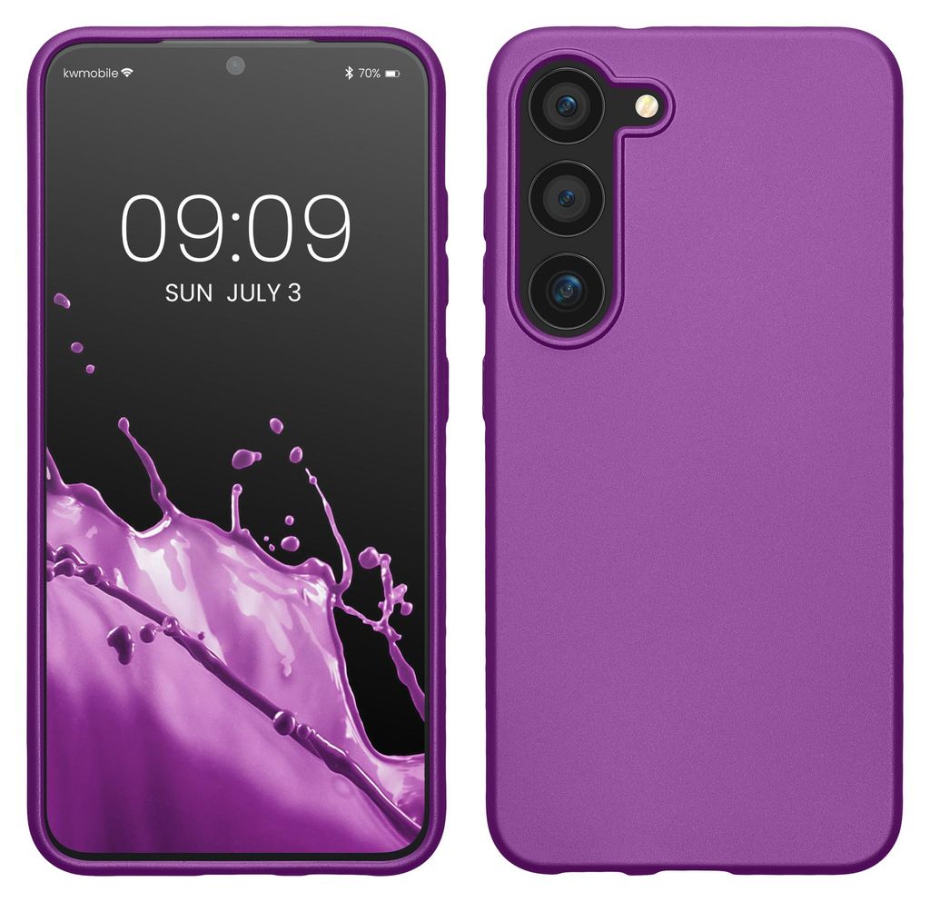 kwmobile Handyhülle für Samsung Galaxy S23 Hülle - Silikon Produktbild 