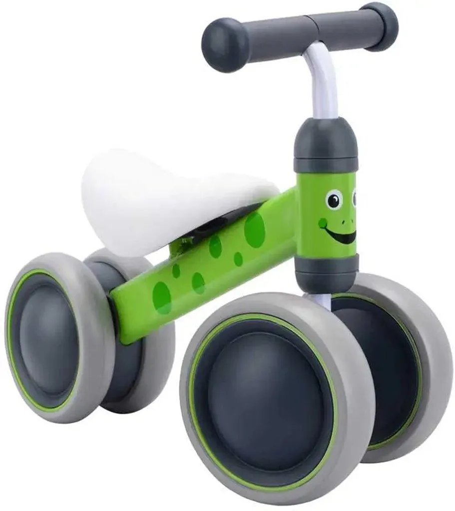 Vélo Équilibre Bébé Boldcube Vert - Stable et Sans Risque de Basculement