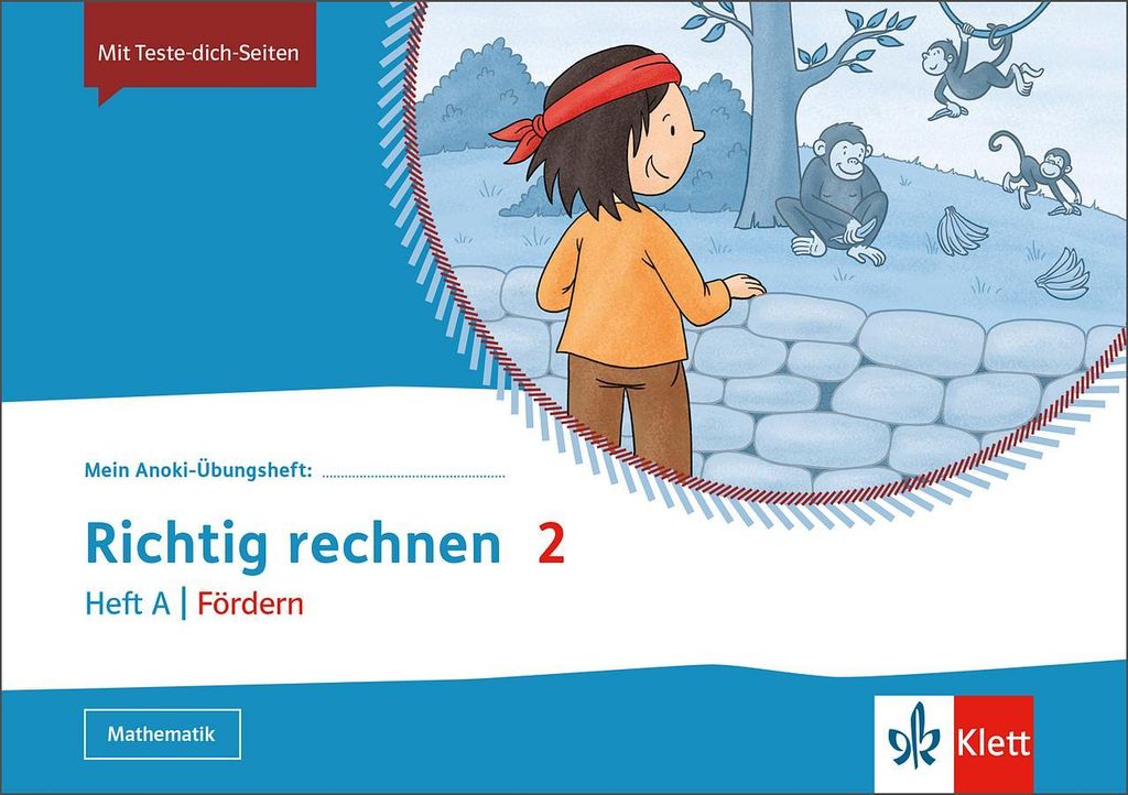Mein Anoki-Übungsheft. Richtig Rechnen 2. Heft A | Fördern. Immagine del prodotto 