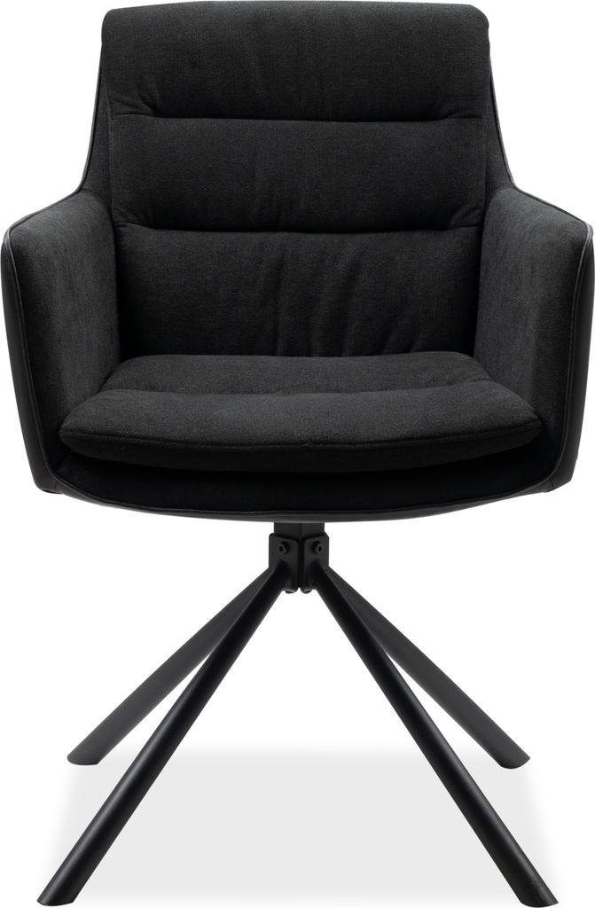 finori Logan 70A Stuhl, 2er-Set, Stoff anthrazit + Produktbild 