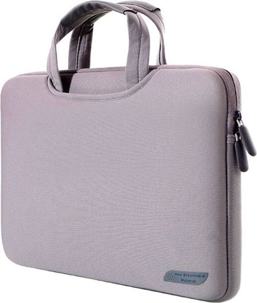 Mobigear Neon Neopren Laptop Aktentasche 13 - 14 Zoll Laptoptasche + Handgriff - Grau