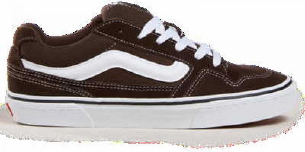 Vans Herren Caldrone Sneaker Lifestyle Turnschuhe VN000CSP3N11 Dunkelbraun Weiß, Schuhgröße:42 EU