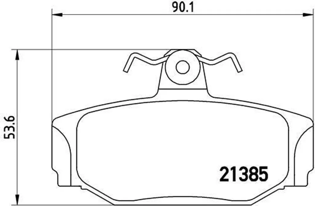 Plaquettes de frein Brembo P 86 009 pour Volvo S70 S90 V70 et XC70