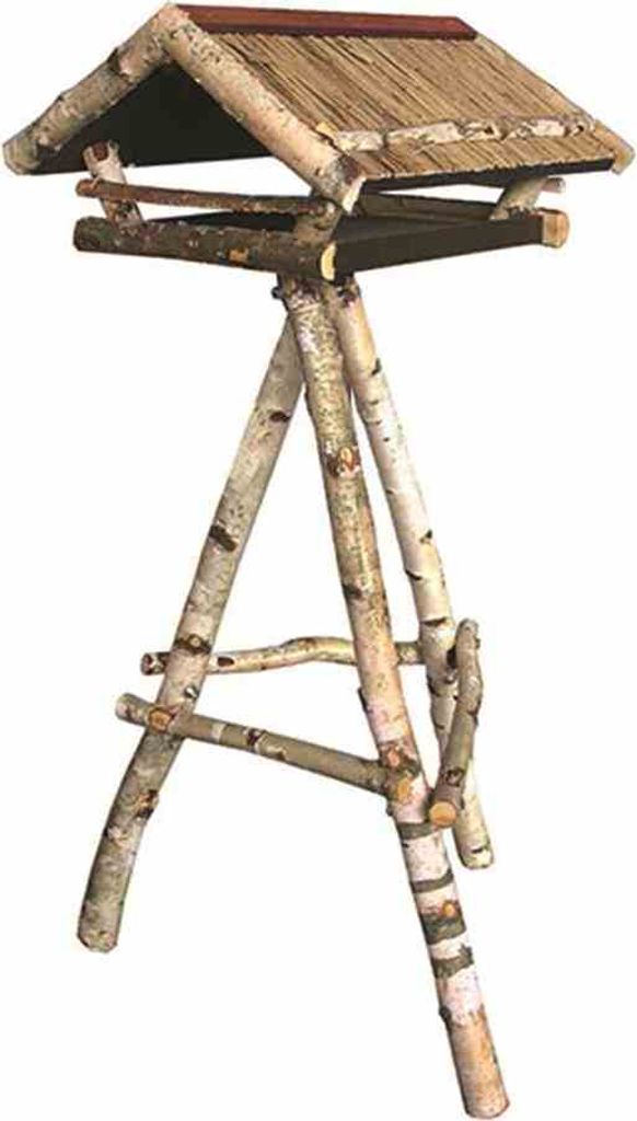 Siena Garden Vogelhaus EMIL mit Ständer Birkenholz, 52 x 55 Produktbild 