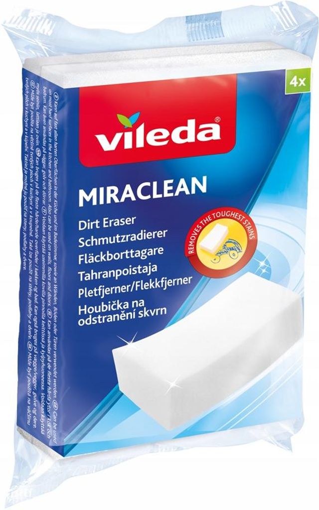 Spugna Vileda Miraclean, per macchie, conf. 4 pz Immagine del prodotto 
