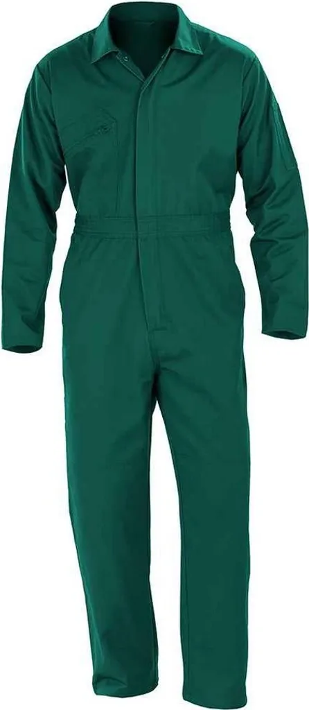 Combinaison de Protection Homme pour Chantier et Atelier Vert Bouteille S