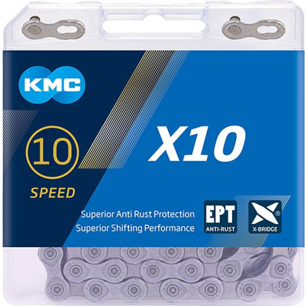 KMC Schaltungskette X10 EPT Anti-Rost 1/2" x 11/128" 114 Image du produit 