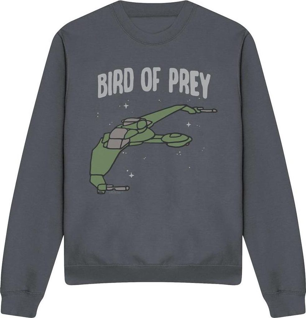 Star Trek - "The Bird of War" Sweatshirt für Herren/Damen Uni TV12153 (M) (Schwarz)
