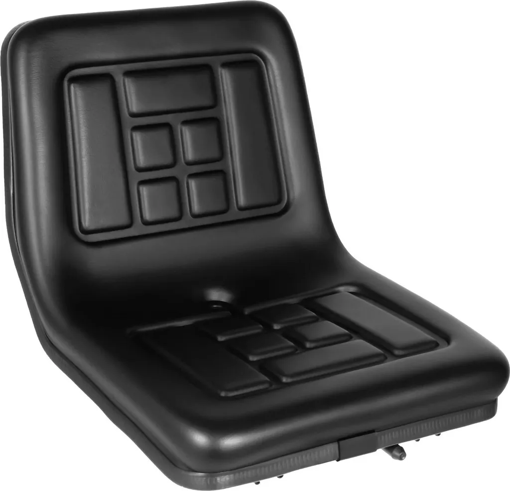 Sedile trattore, design ergonomico, facile da installare, nero