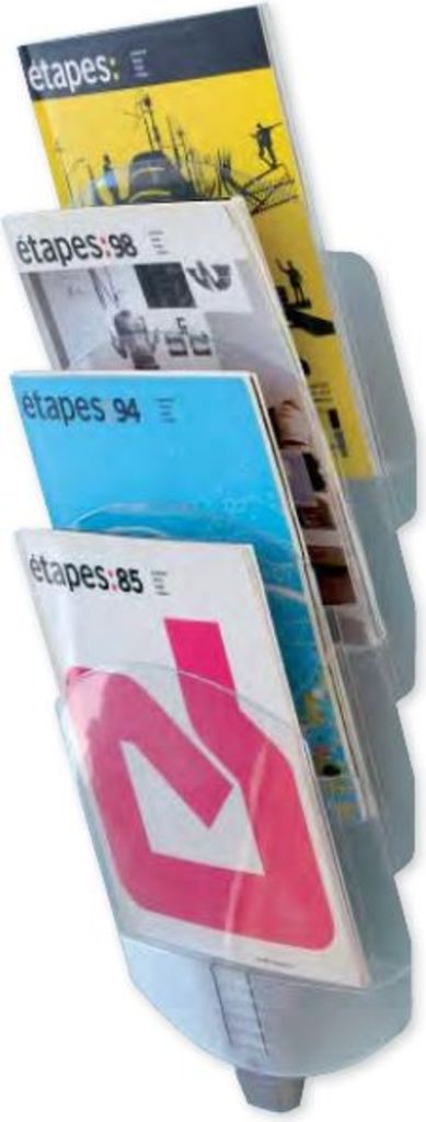 Paperflow Prospekthalter Verto 4067TT.35 4Fächer A4 tr