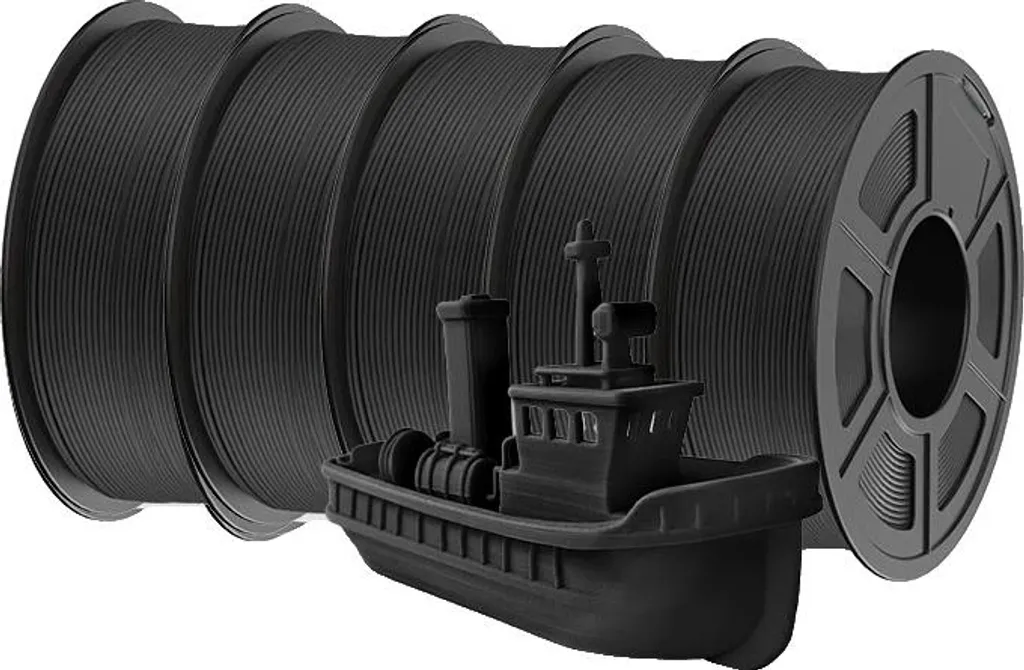 Filament 3D SPIELG 5Noir : Imprimez Sans Bouchage ni Warping en Haute Qualité