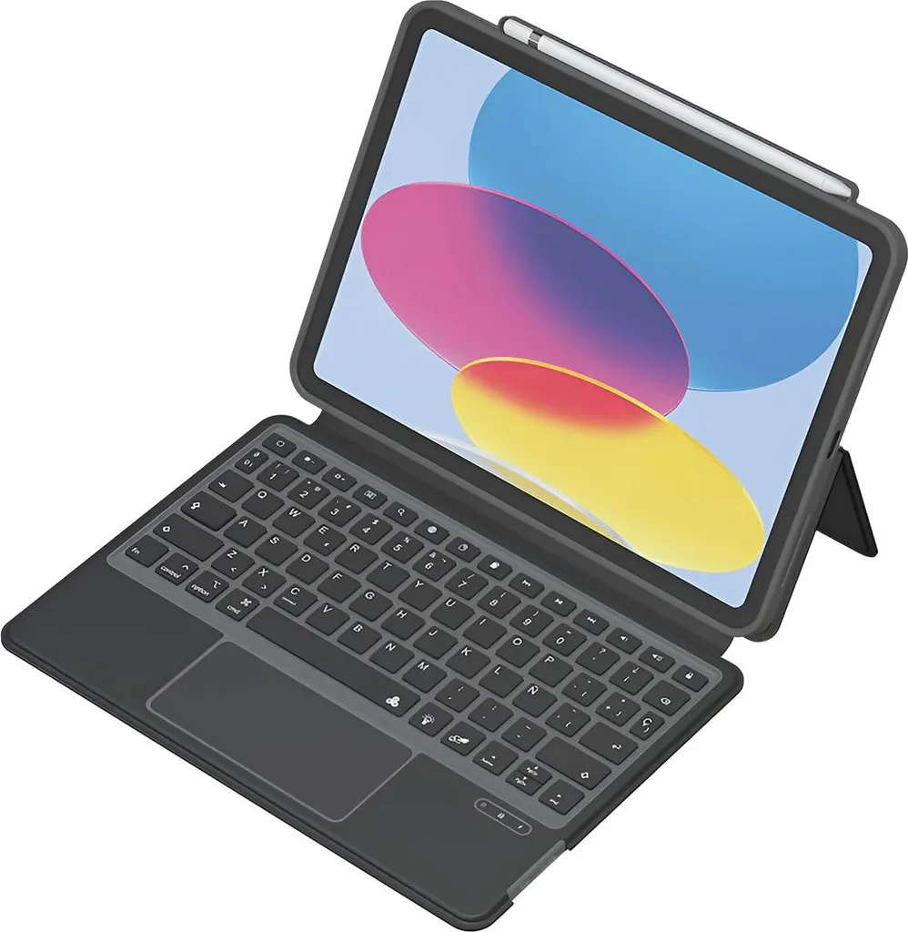 Custodia Tastiera MW Quick Note iPad 10.9 Nero QWERTY Spagnola 3.0