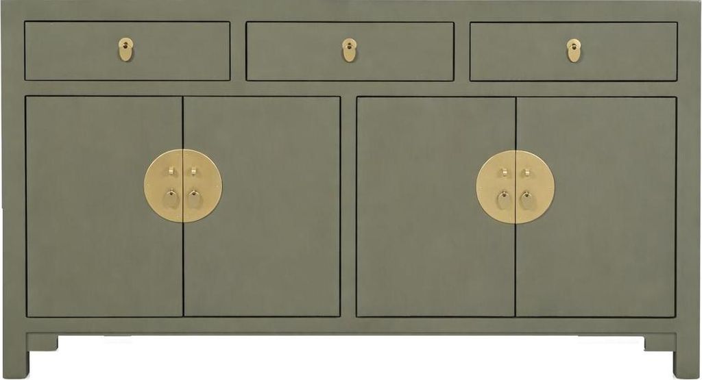 Fine Asianliving Chinesische Kommode chinesisches Sideboard chinesischer Schränke China Möbel Schrank Orientalischer Asiatischer 140x85x35