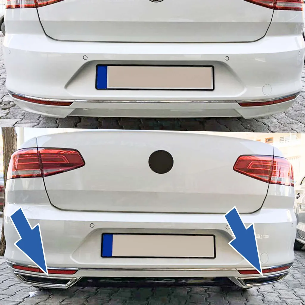 Échappement en acier inoxydable pour Passat B8 3G Berline et Variant