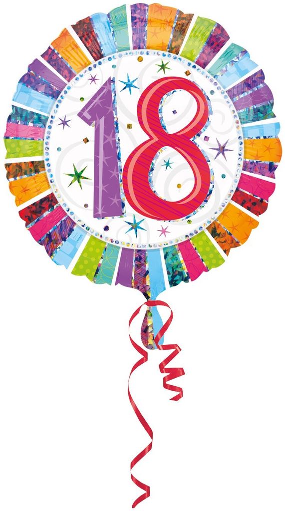 AMSCAN Radiant Birthday 18 0 0 0