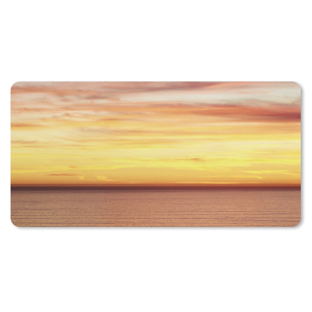 MuchoWow Mauspad Mousepad Meer - Farben - Himmel 60x30 cm - Mousepads - Maus Mat - Pad - Mausunterlage - Nachhaltig