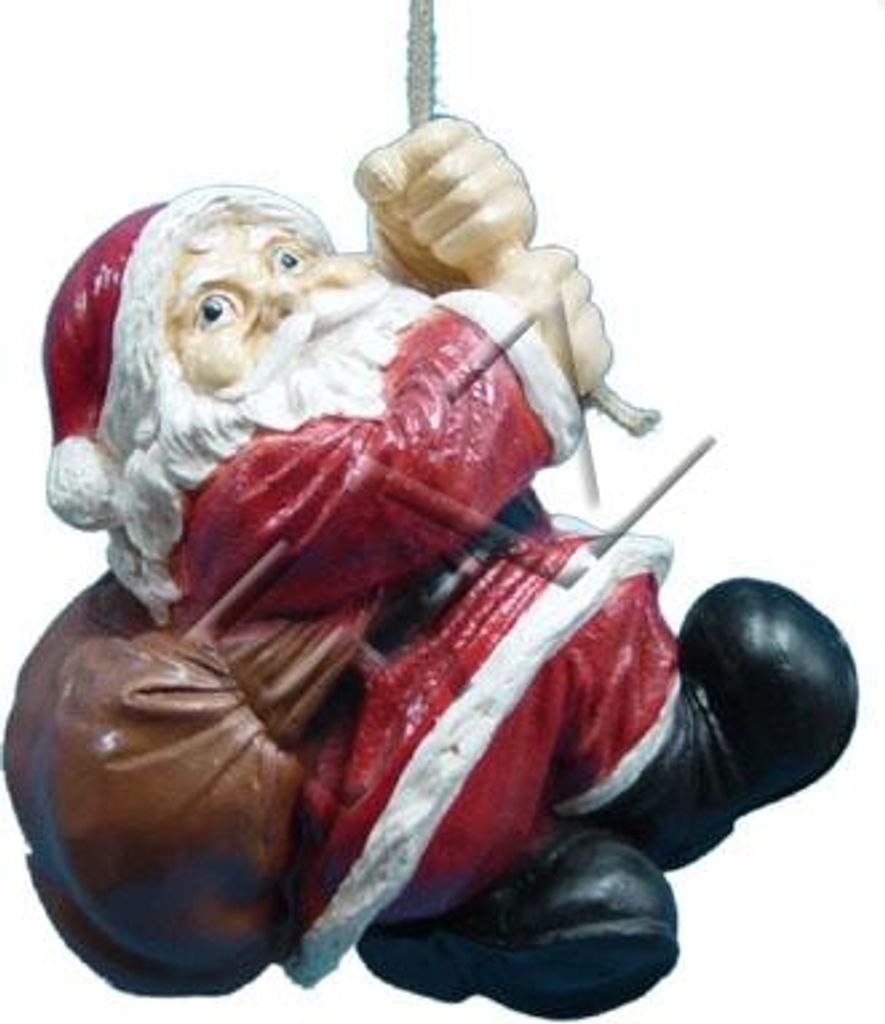 Design Nikollaus hangend in der Schnur Statue Skulptur Figuren Skulpturen Neu