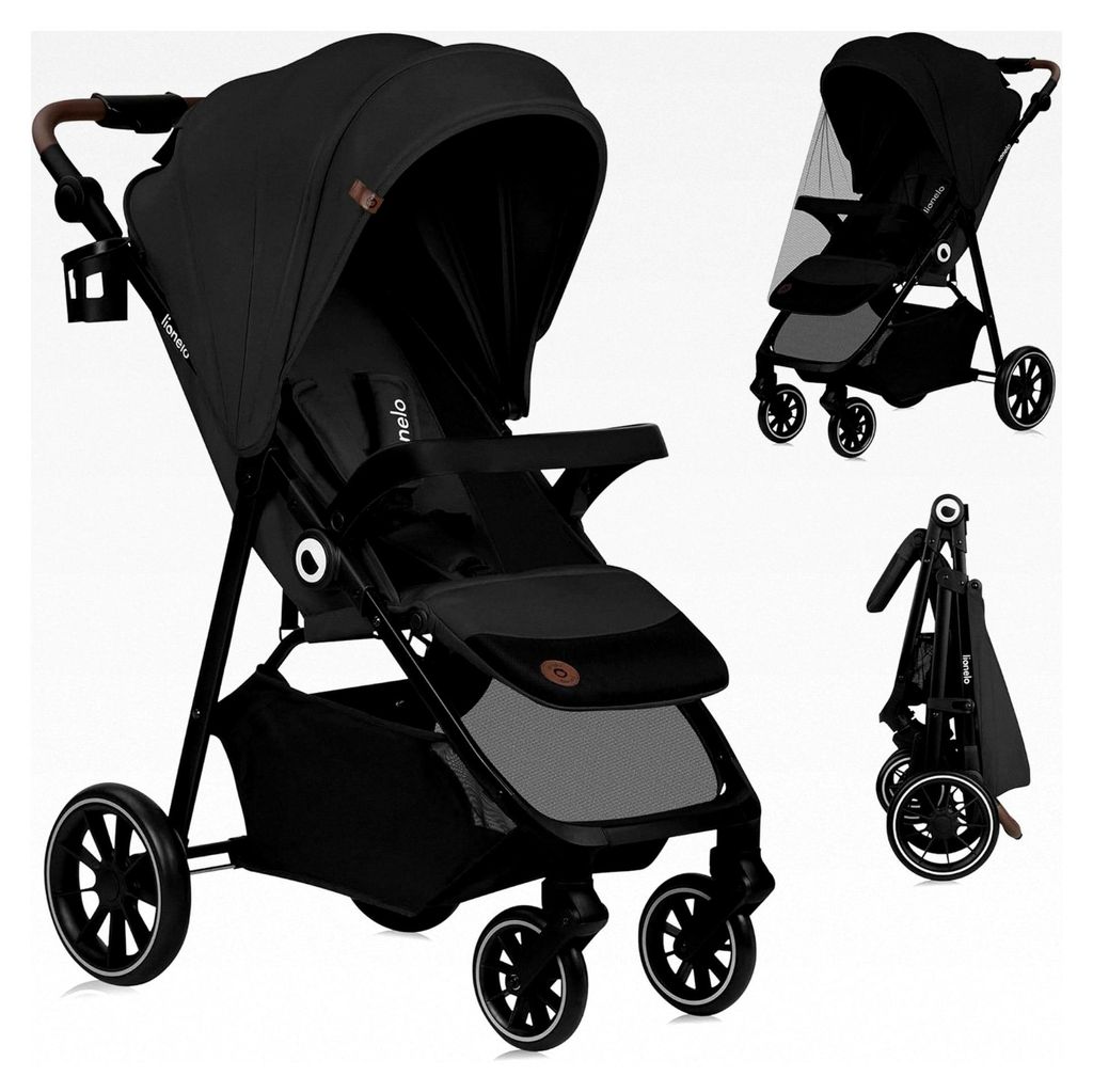 EMMA ONE Buggy bis 22 kg von 6 Monaten bis 4 Jahre, schwenkbare 360° Räder, Vollfederung, einhändig klappbar, verstellbare Rückenlehne und Fuß...