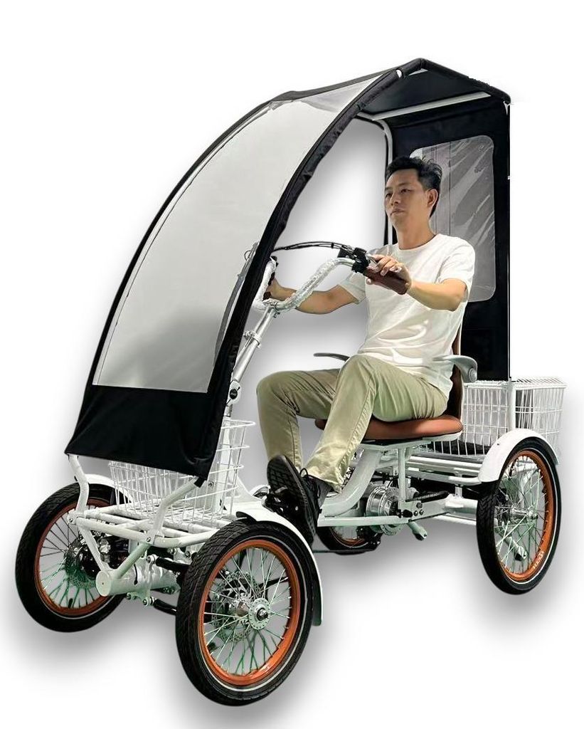 Therapeutisches e-VierRad KiKi 4 Alu Klapprad Erwachsn Produktbild 