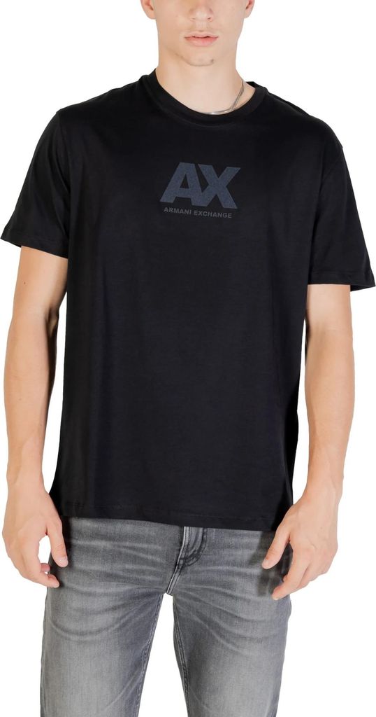 Armani Exchange Herren TShirt Schwarz Druck HerbstWinter : Größe - XL Größe: XL