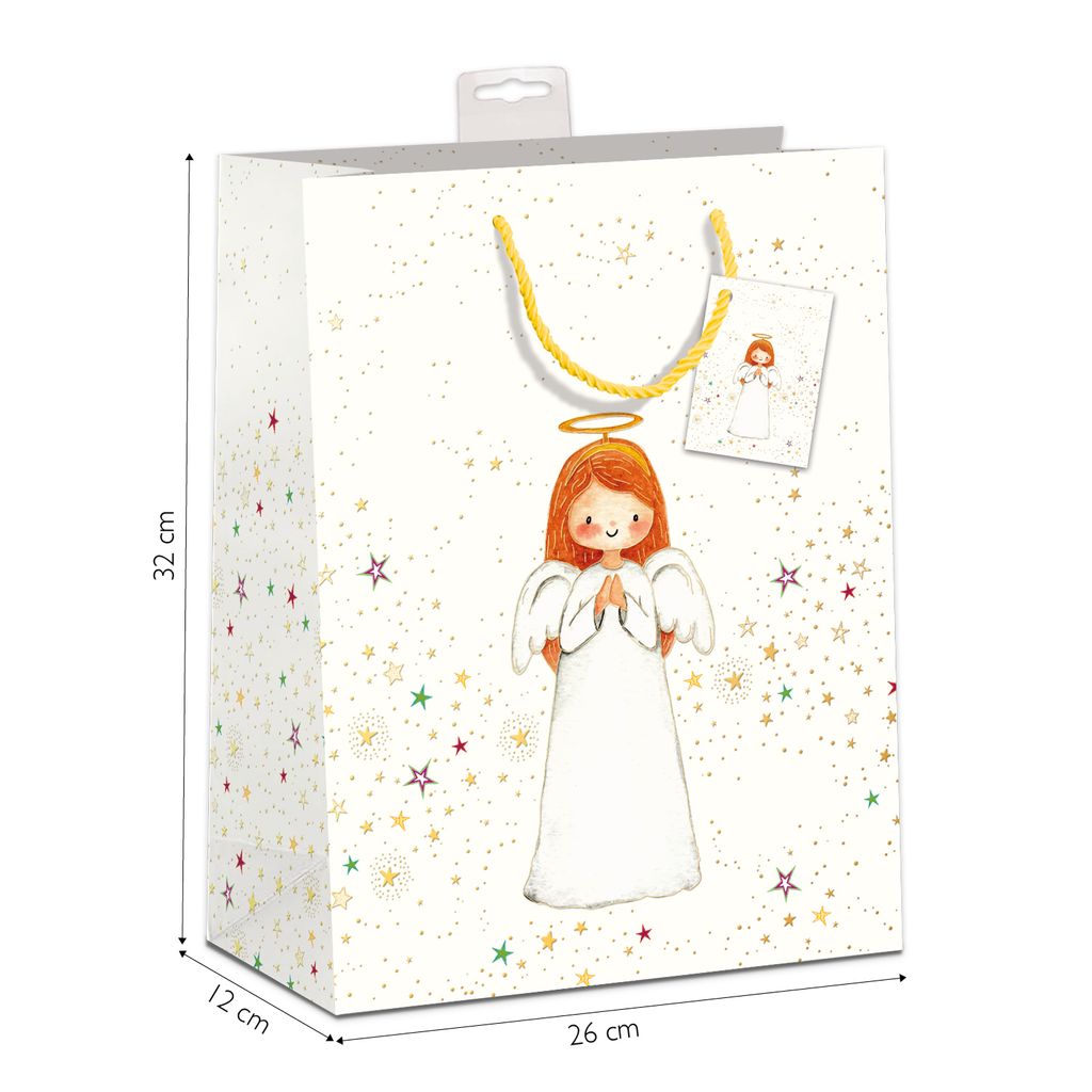 PremiumLine Geschenktaschen Weihnachten 6 Stück Large DIN Produktbild 2