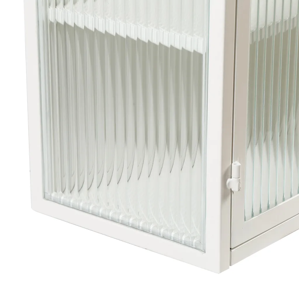 Meuble Haut de Rangement à 2 Portes Vitrées 70cm pour une Déco Moderne - 16