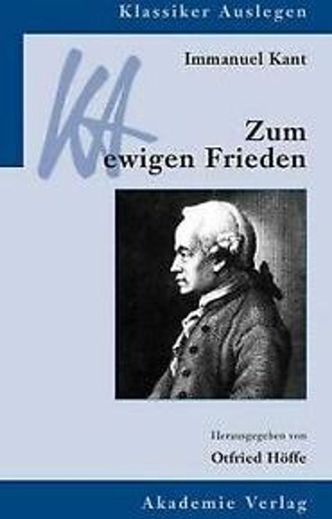 Immanuel Kant. Zum ewigen Frieden Book