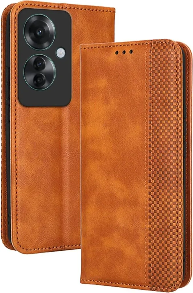 Custodia Business Oppo Reno 11F 5G Marrone - Cover RFID Ready