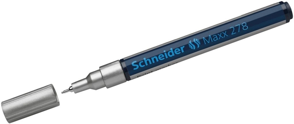 Lackmarker Maxx 278 0,8mm silber Packung mit 10 Stück