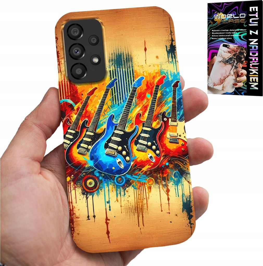 Gehäuse Für Samsung Galaxy A53 5G - E-Gitarre, Rock And Roll, Metall