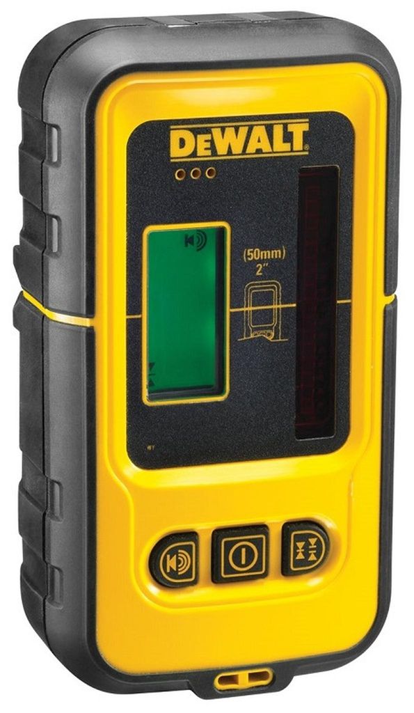 DEWALT Laser-Detektor mit rotem Laserstrahl DE0892 für 50 m Reichweite