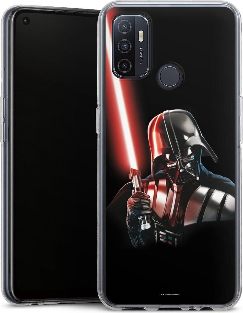 DeinDesign Handyhülle für Oppo A53 Silikon Hülle Case Smartphone Schutzhülle Darth Vader Fanartikel Star Wars