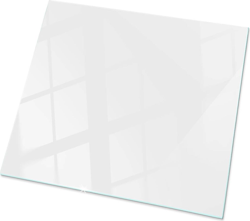 Farbe weiß glatt– Küchenarbeitsplatte – Glasplatte Küche – Glasarbeitsplatte – Küchenplatte Glas – Arbeitsfläche Glas – Pflegeleic...