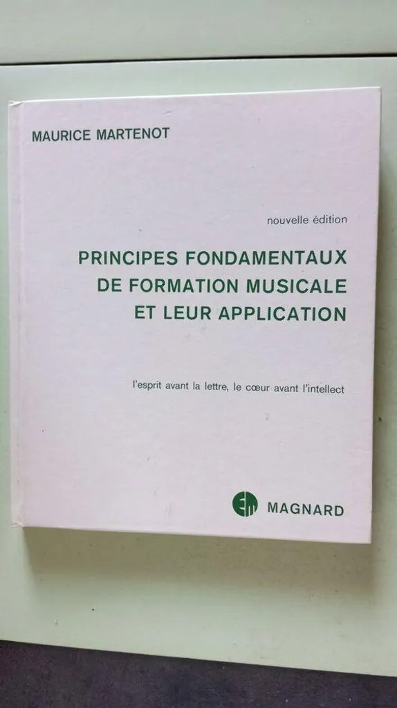 Principes fondamentaux de formation musicale et application - Méthode