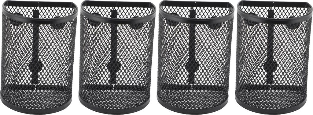 Magnetischer Stifthalter Mesh Metall Bleistift Marker Korb Schreibtisch Organizer für Locker Kühlschrank Whiteboard -Aktenschrank 4 Teile