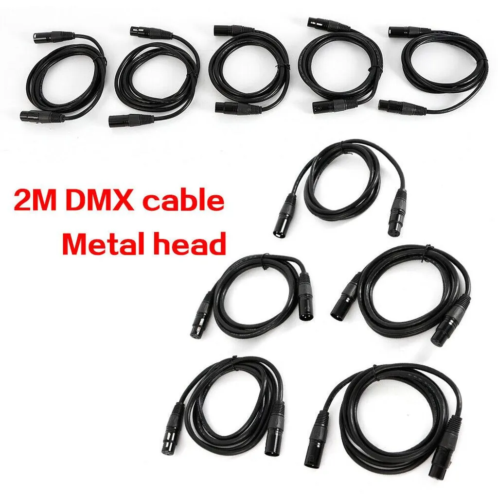 Câble DMX robuste 3 pôles avec connecteurs renforcés pour usage intensif - 3