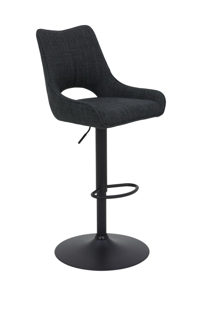 Hela Tische, Barhocker Rockport, Bezug Webstoff Anthrazit, Produktbild 