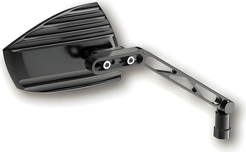 HIGHSIDER pro Spiegel Wave Schwarz/Schwarz (Paar)