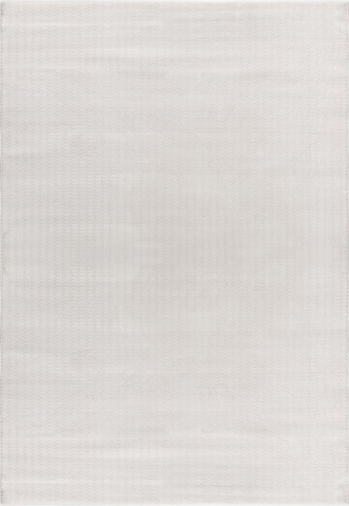 Mazovia Teppich Weiß, Ecru Modern Geometrisch Teppich für Wohnzimmer, Schlafzimmer gut für Fußbodenheizung - 300x400 cm