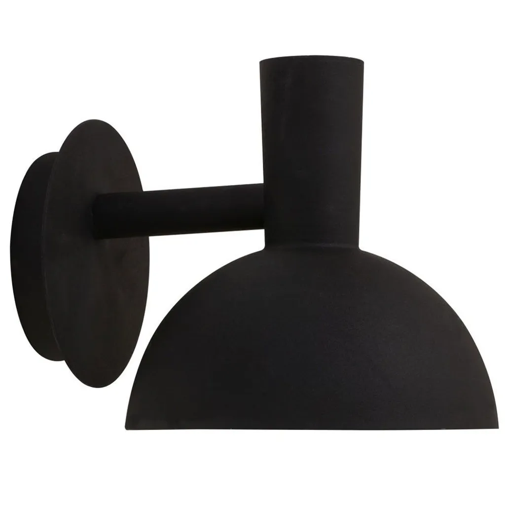 Lampe Extérieure Arki Nordlux Noire IP44 avec Grand Dôme Orienté Bas